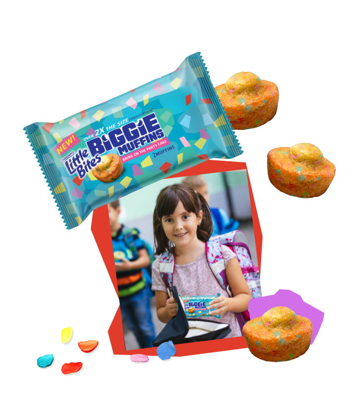 Little Bites® Bring On The Party Cake Biggie Muffins Little Bites® Snacks